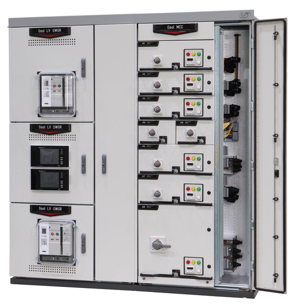 LS일렉트릭의 내부 격벽 구조(Form 4b Type 7)의 저압배전반. 사진=LS일렉트릭