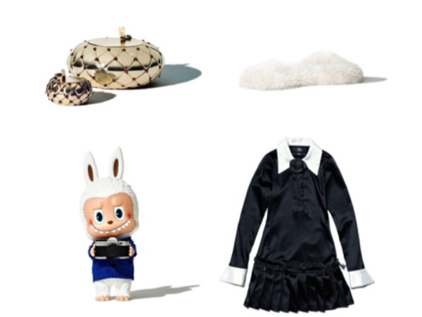 (왼쪽 상단부터 시계방향으로) 케이트 모스 x Zara 50th Anniversary, 로살리아 x Zara 50th Anniversary, 카싱 룽 x Zara 50th Anniversary, 안나 수이 x Zara 50th Anniversary. 사진 제공 = 자라.