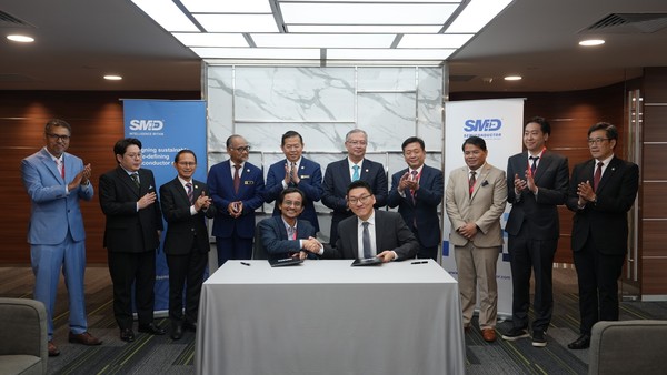 샤리만 자밀 세미 컨덕터 CEO와 박성현 리벨리온 대표. 사진=리벨리온