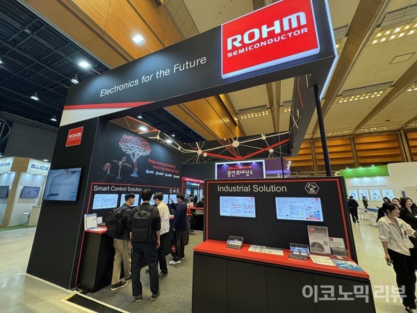 SEDEX 2025 로옴 부스. 사진=양정민 이코노믹리뷰 기자