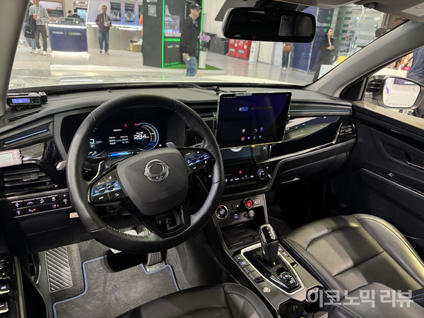 SWM 자율주행 택시. 사진=양정민 이코노믹리뷰 기자