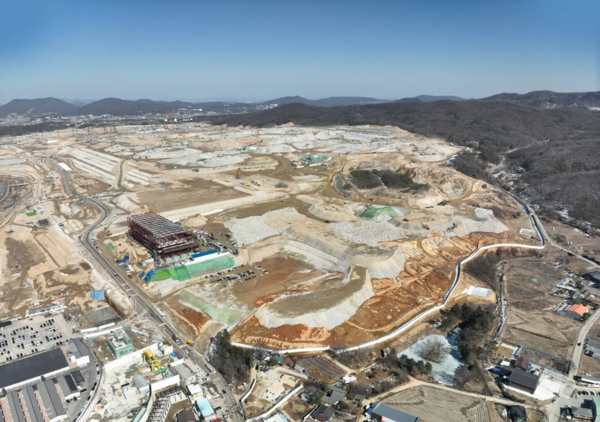 SK하이닉스 용인 반도체 클러스터 건설 현장. 사진=SK하이닉스