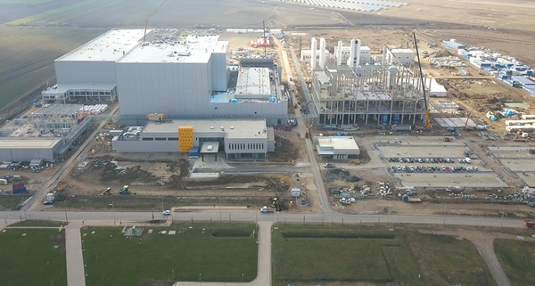 에코프로 헝가리 데브레첸 공장 공사 현장. 사진=에코프로