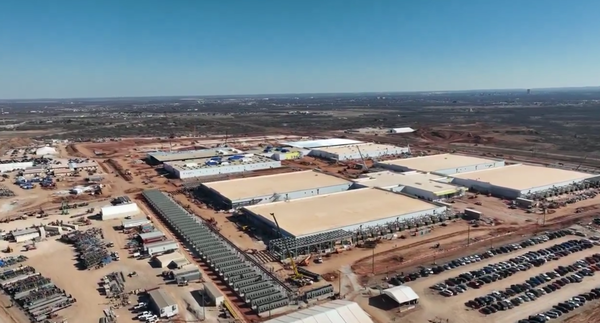 텍사스에 건설 중인 오픈AI-오라클의 스타게이트 데이터센터. 사진=오픈AI