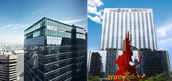 미래에셋증권, 한국투자증권. 사진=각 사.