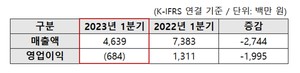 줌인터넷 1분기 매출 37% 감소한 46억, 적자 전환