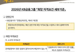 [정점에 선 KB] '67% 룰' 뛰어 넘는 압도적 지지...연임에 힘 실리는 배경... - 뉴스 썸네일 이미지